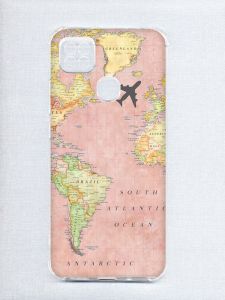 Чохол з потовщеними кутами на Xiaomi Redmi 9C/10A :: Подорожі. Карта (принт 320)