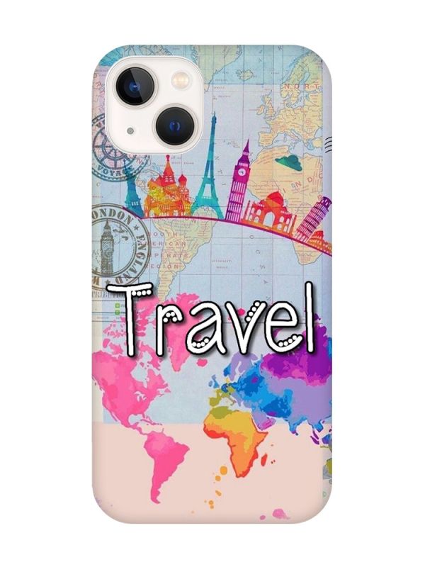 Чохол із захистом камери на iPhone 14 Plus :: Подорож. Travel (принт 321)