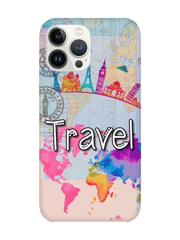 Чохол із захистом камери на iPhone 14 Pro :: Подорож. Travel (принт 321)