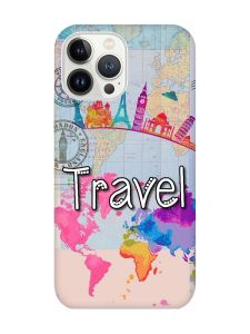 Чохол із захистом камери на iPhone 14 Pro Max :: Подорож. Travel (принт 321)