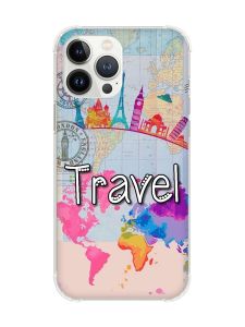 Чохол із потовщеними кутами на iPhone 14 Pro :: Подорож. Travel (принт 321)