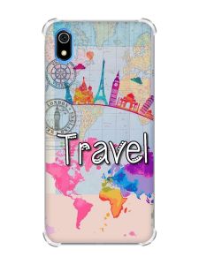 Чохол з потовщеними кутами для Xiaomi Redmi 7A :: Подорож. Travel (принт 321)