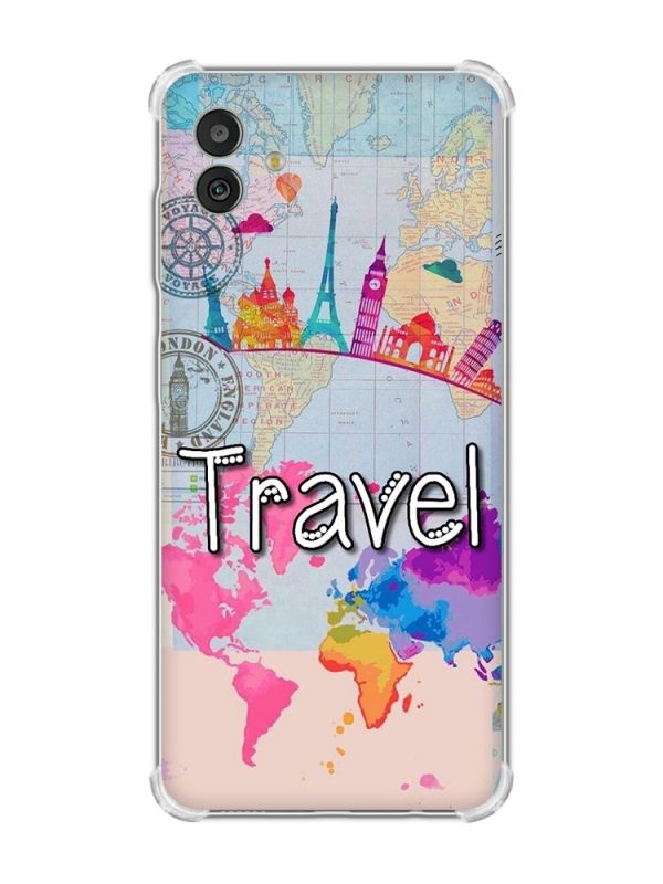 Чохол з потовщеними кутами на Samsung Galaxy M13 5G :: Подорож. Travel (принт 321)