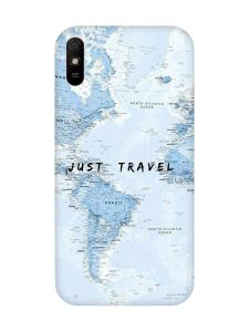 Матовий чохол з червоними боками на Xiaomi Redmi 9A :: Подорожі. Карта (принт 323)