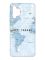Матовий чохол з рожевими боками на Samsung Galaxy A32 :: Подорожі. Карта (принт 323)