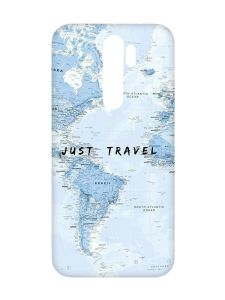 Матовий чохол з рожевими боками на Xiaomi Redmi Note 8 Pro :: Подорожі. Карта (принт 323)