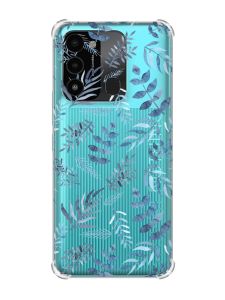 Чохол з потовщеними кутами на TECNO Spark Go 2022 :: Рослинний фон (принт 276)