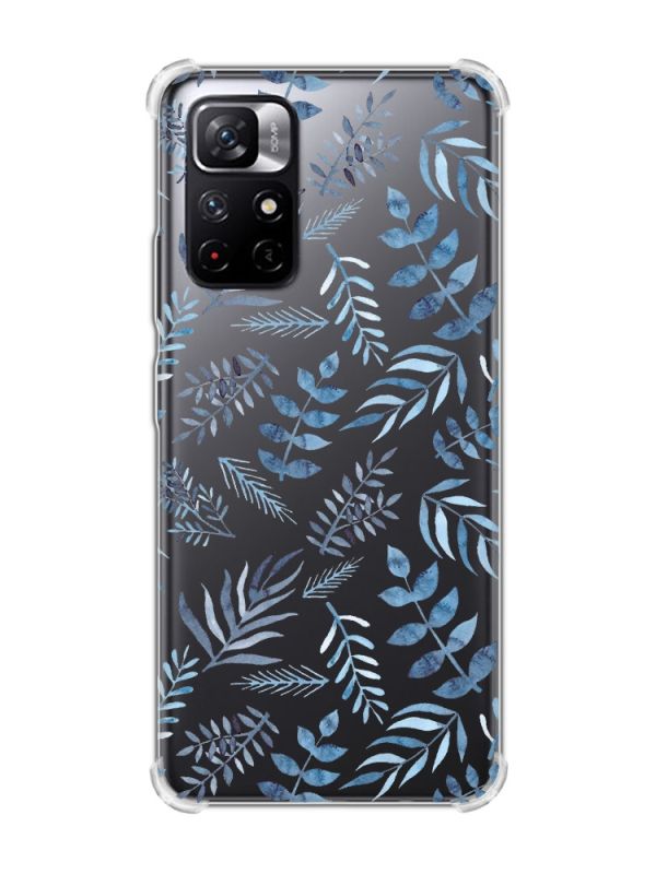 Чохол з потовщеними кутами на Xiaomi Redmi Note 11 5G :: Рослинний фон (принт 276)