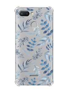 Чохол із потовщеними кутами для Xiaomi Redmi 6 :: Рослинний фон (принт 276)