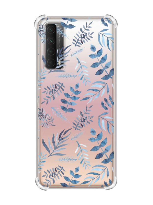 Чохол з потовщеними кутами на Huawei P Smart 2021 :: Рослинний фон (принт 276)