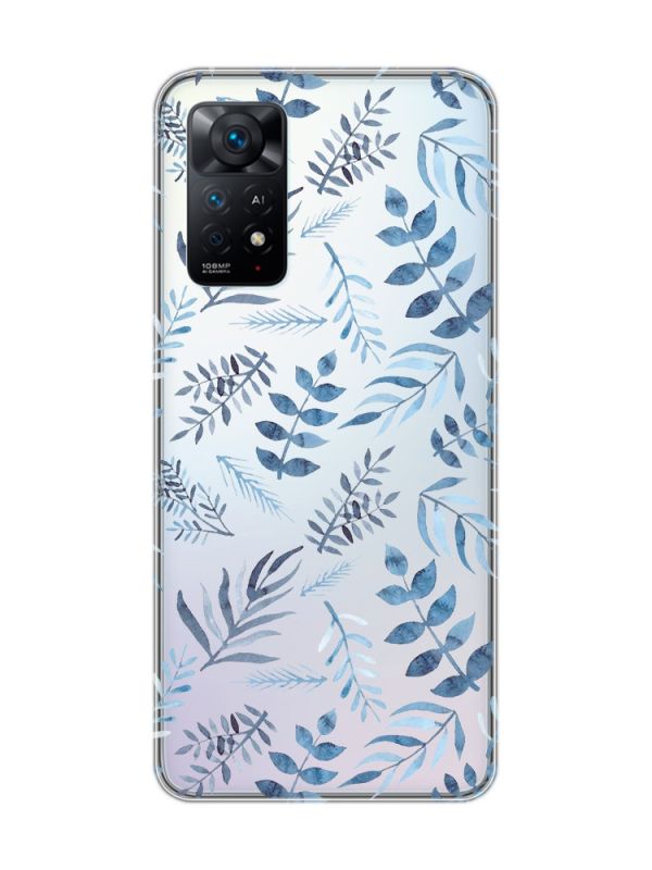Прозорий чохол на Xiaomi Redmi Note 11 Pro :: Рослинний фон (принт 276)