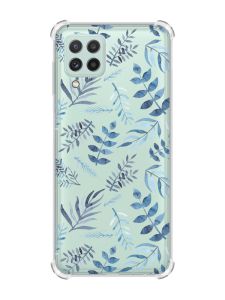 Чохол з потовщеними кутами на Samsung Galaxy A22 4G/M32/M22 :: Рослинний фон (принт 276)