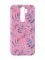 Матовий рожевий чохол на Xiaomi Redmi Note 8 Pro :: Рослинний фон (принт 276)