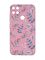 Матовий рожевий чохол на Xiaomi Redmi 10C :: Рослинний фон (принт 276)