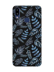 Матовий чорний чохол на Samsung Galaxy A10ѕ A107 :: Рослинний фон (принт 276)