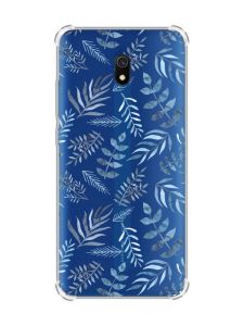 Чохол з потовщеними кутами на Xiaomi Redmi 8A :: Рослинний фон (принт 276)