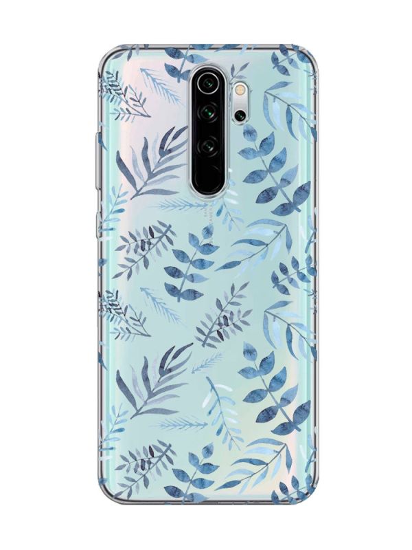 Прозорий чохол на Xiaomi Redmi Note 8 Pro :: Рослинний фон (принт 276)