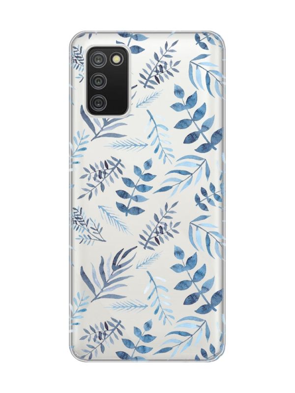 Прозорий чохол для Samsung Galaxy A02s :: Рослинний фон (принт 276)