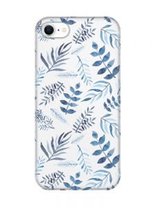 Прозорий чохол для iPhone 7, 8 :: Рослинний фон (принт 276)