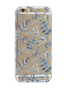 Прозорий чохол на iPhone 6/6s :: Рослинний фон (принт 276)
