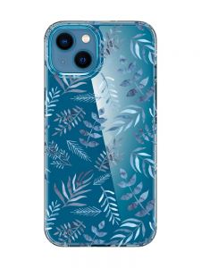 Прозорий чохол для iPhone 13 mini :: Рослинний фон (принт 276)