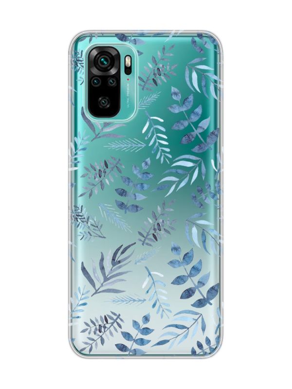 Прозорий чохол на Xiaomi Redmi Note 10 / Note 10s  :: Рослинний фон (принт 276)