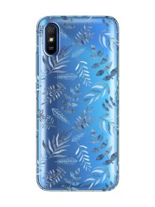 Прозорий чохол на Xiaomi Redmi 9A  :: Рослинний фон (принт 276)