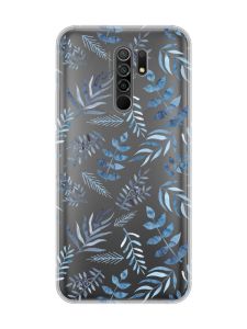 Прозорий чохол на Xiaomi Redmi 9 :: Рослинний фон (принт 276)