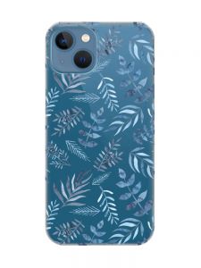 Прозорий чохол на Apple iPhone 13 :: Рослинний фон (принт 276)