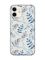 Прозорий чохол на iPhone 12 mini :: Рослинний фон (принт 276)