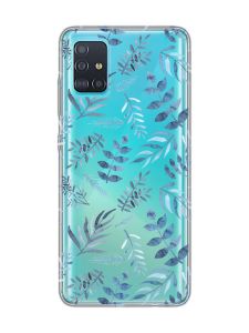 Прозорий чохол на Samsung Galaxy A51 :: Рослинний фон (принт 276)