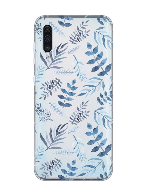 Прозорий чохол на Samsung Galaxy A50 (2019) A505 :: Рослинний фон (принт 276)