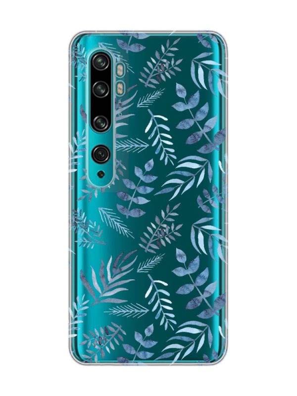 Прозорий чохол на Xiaomi Mi Note 10/Note 10 Pro :: Рослинний фон (принт 276)