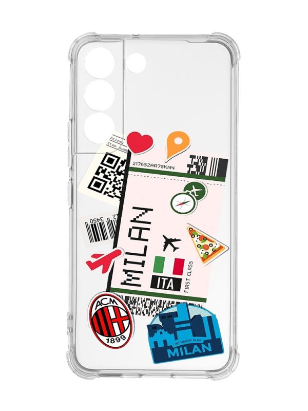 Чохол із потовщеними кутами на Samsung Galaxy S22 :: Подорожі. Італія (принт 325)