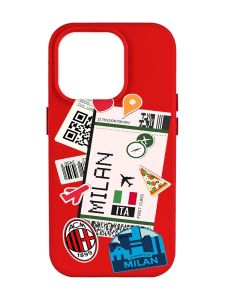 Матовий червоний чохол на Apple iPhone 14 Pro Max :: Подорожі. Італія (принт 325)