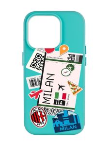 Матовий бірюзовий чохол на Apple iPhone 14 Pro Max :: Подорожі. Італія (принт 325)