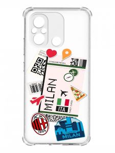 Чохол з потовщеними кутами на Xiaomi Redmi 12C :: Подорожі. Італія (принт 325)