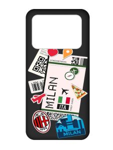 Матовий чорний чохол на Xiaomi Poco X4 Pro 5G :: Подорожі. Італія (принт 325)