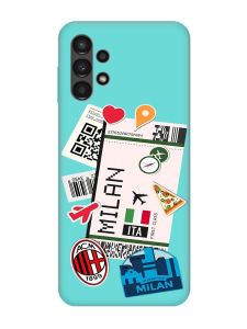 Матовий бірюзовий чохол на Samsung Galaxy A13 4G :: Подорожі. Італія (принт 325)