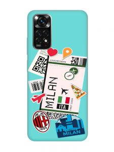 Матовий бірюзовий чохол на Xiaomi Redmi Note 11 :: Подорожі. Італія (принт 325)