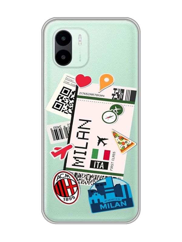 Прозорий чохол на Xiaomi Redmi A1 :: Подорожі. Італія (принт 325)