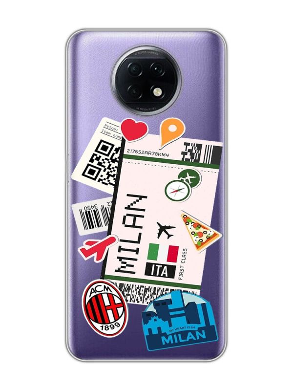 Прозорий чохол на Xiaomi Redmi Note 9T/Redmi Note 9 5G :: Подорожі. Італія (принт 325)
