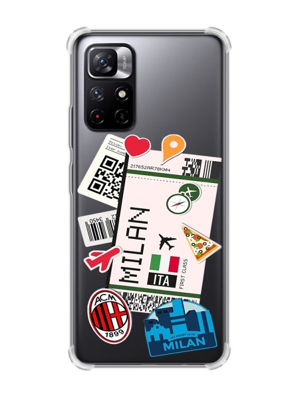 Чохол з потовщеними кутами на Xiaomi Redmi Note 11 5G :: Подорожі. Італія (принт 325)