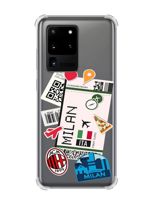 Чохол з потовщеними кутами на Samsung Galaxy S20 Ultra :: Подорожі. Італія (принт 325)