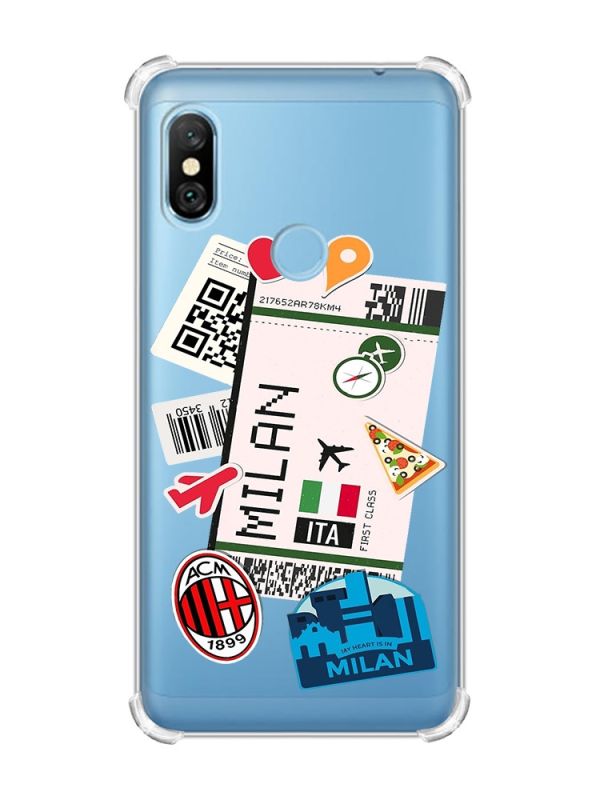 Чохол з потовщеними кутами на Xiaomi Redmi Note 6 Pro :: Подорожі. Італія (принт 325)