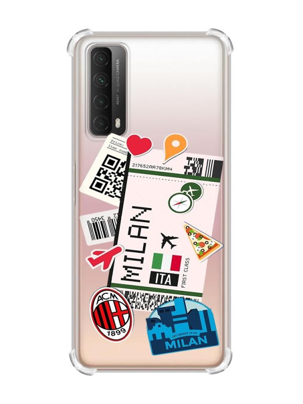Чохол з потовщеними кутами на Huawei P Smart 2021 :: Подорожі. Італія (принт 325)