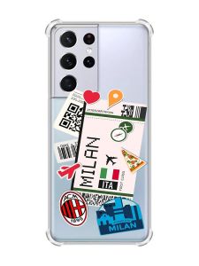 Чохол з потовщеними кутами на Samsung Galaxy S21 Ultra :: Подорожі. Італія (принт 325)