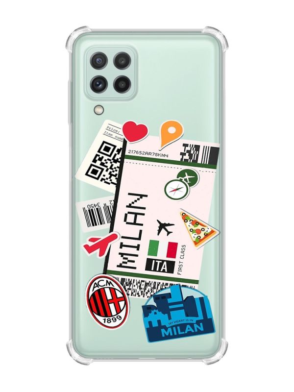 Чохол з потовщеними кутами на Samsung Galaxy A22 4G/M32/M22 :: Подорожі. Італія (принт 325)