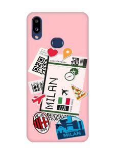 Матовий рожевий чохол на Samsung Galaxy A10s (A107) :: Подорожі. Італія (принт 325)