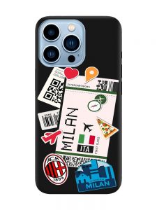 Матовий чорний чохол на Apple iPhone 13 Pro Max :: Подорожі. Італія (принт 325)